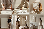 10 Frame Mockups with Person, an Advertising Mockup by ArtwithFrame (Thumbnail 13 of 13)