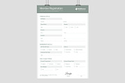 Member Registration Form Template, a Stationery Template by BrandPacks (Thumbnail 5 of 6)