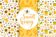 11 Honey patterns + Bonus, a Pattern Graphic by Midstream (Thumbnail 1 of 8)