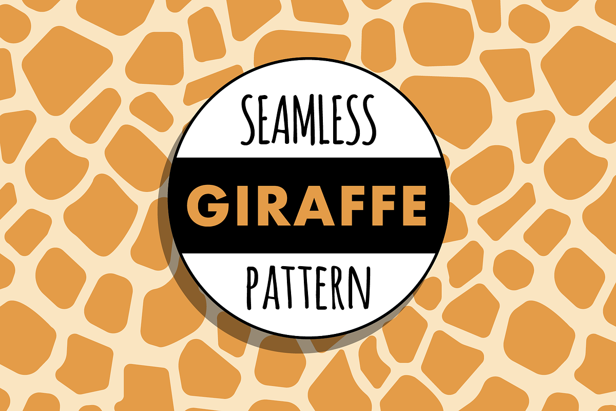 Seamless Giraffe pattern, a Pattern Graphic by Queen of Infographics (Photo 1 of 2)