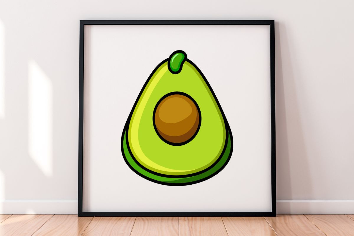 Cartoon Avocado Vector Clipart Set, a Food Illustration by newminddesign (Photo 5 of 8)