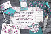 SPRING MAGNOLIA | Wedding Stationery, a Merchandise Mockup by Samson FM (Thumbnail 1 of 8)