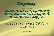 Bargeming Display Script Font, a Script Font by Basnistudio (Thumbnail 14 of 15)