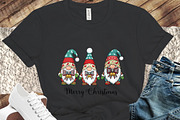 Christmas Gnome PNG Christmas Patchw, an Illustration by designcity5 (Thumbnail 3 of 8)