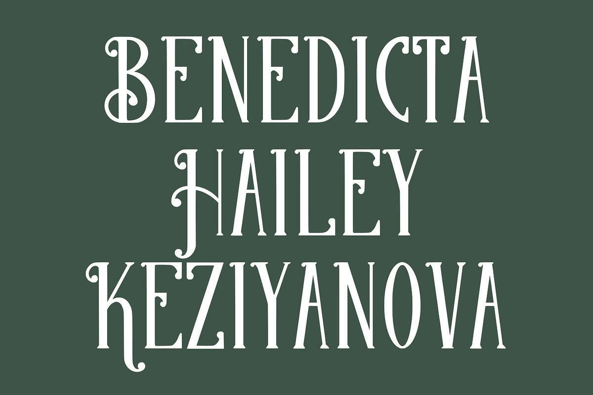 Molvicc Decorative Display Typeface, a Serif Font by Maulana Creative (Photo 2 of 7)
