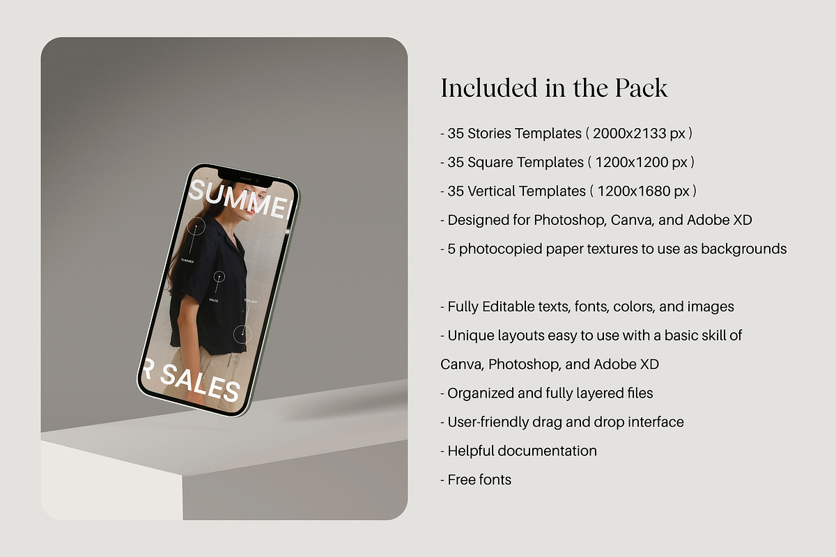 Olena - Social Kit Templates, a Social Media Template by Sparrow & Snow (Photo 5 of 14)