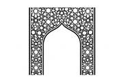 Islamic Arch Window Vector Bundle, an Illustration by yasushie (Thumbnail 11 of 51)