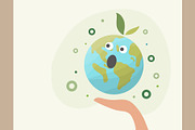 Earth day illustration vector set, an Education Illustration by foxndeer (Thumbnail 3 of 4)