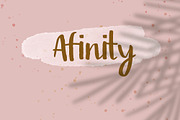 Afinity, a Script Font by Fonts & Printables (Thumbnail 1 of 3)