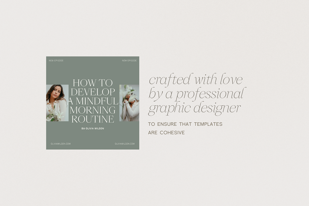 Ava | Canva Social Media Templates, a Social Media Template by With Faith & Love (Photo 7 of 13)