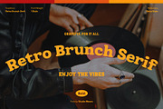 Retro Brunch Serif - Display Font, a Serif Font by Studio Moara (Thumbnail 4 of 8)