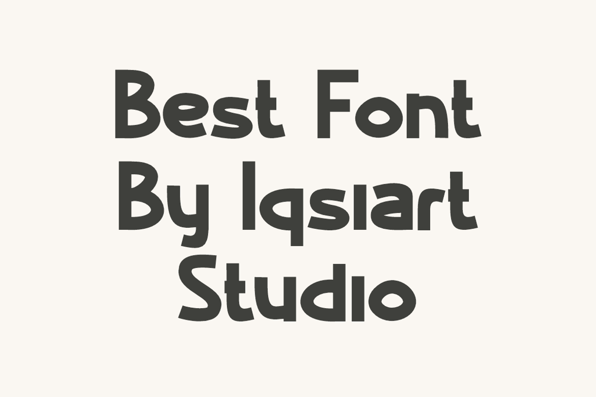Golgosa - Comic & Kids Font, a Sans Serif Font by Iqsiart Studio (Photo 3 of 7)