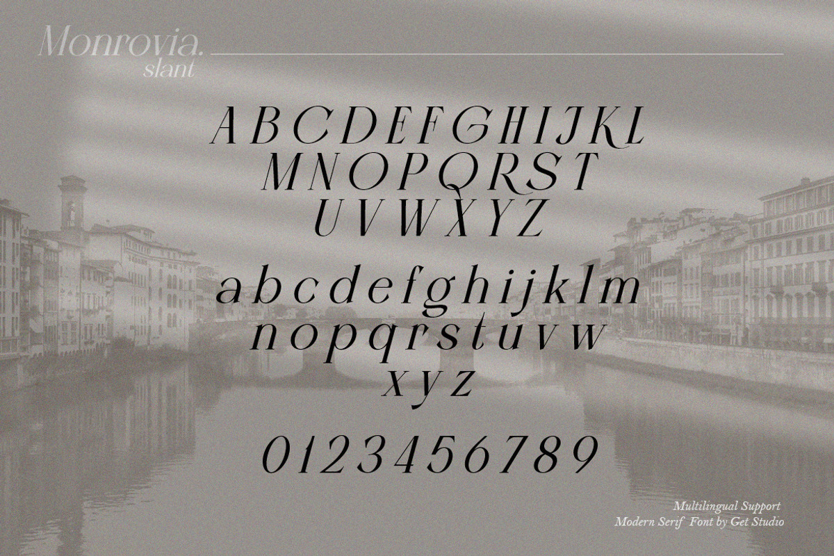 Monrovia - Modern Serif Font, a Serif Font by Get Studio (Photo 16 of 16)