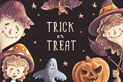 Kids Halloween Characters & Elements, a Decorative Illustration by Yeticrab (Thumbnail 2 of 10)