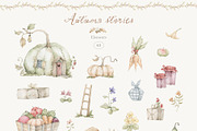 Autumn Stories. Watercolor Animals, an Animal Illustration by Kreker Kate (Thumbnail 10 of 13)