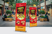 Fast Food Roll-Up Banner, a Flyer Template by floringheorghe (Thumbnail 3 of 4)