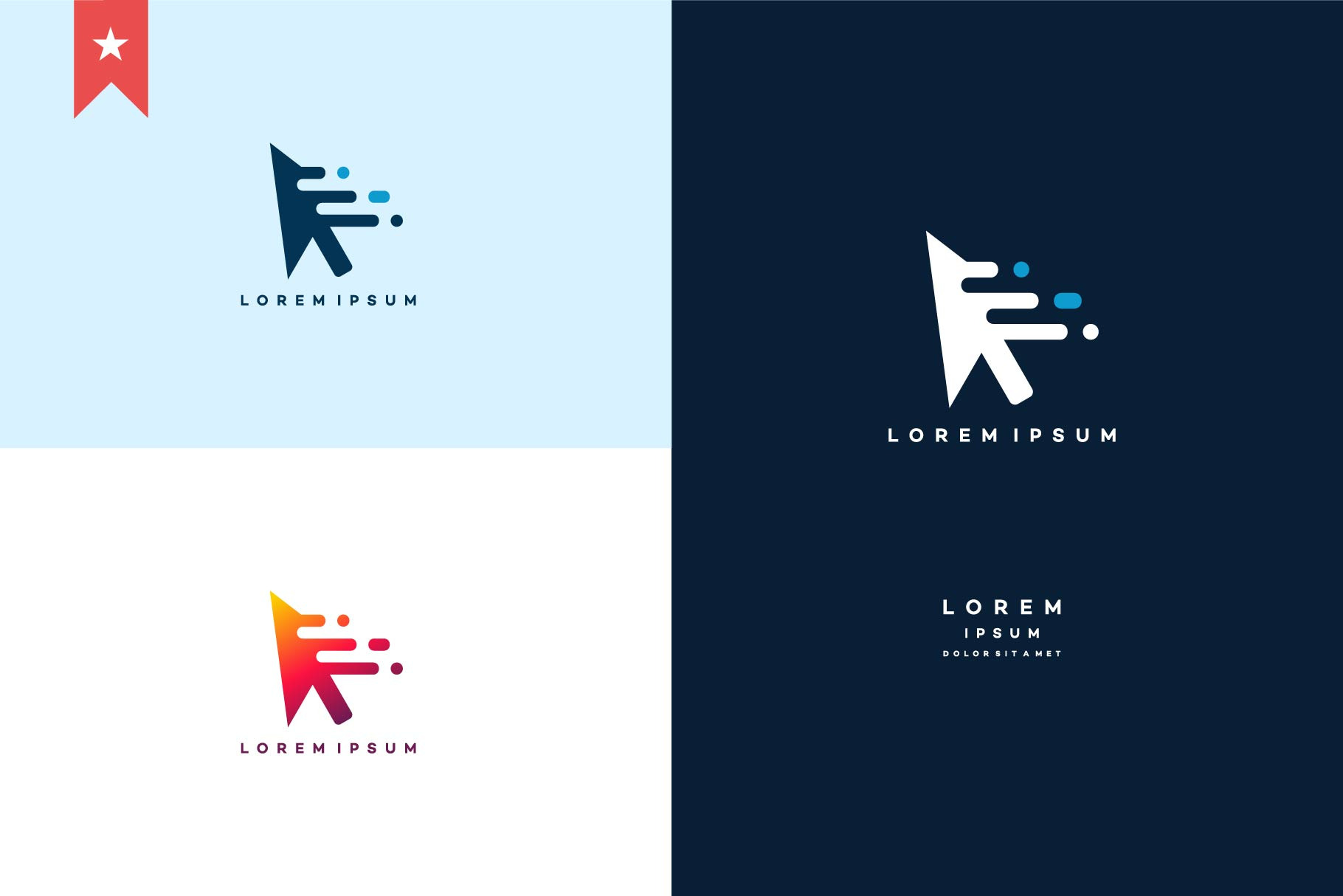 Fast Cursor logo designs concept, a Branding & Logo Template by Lucky ...