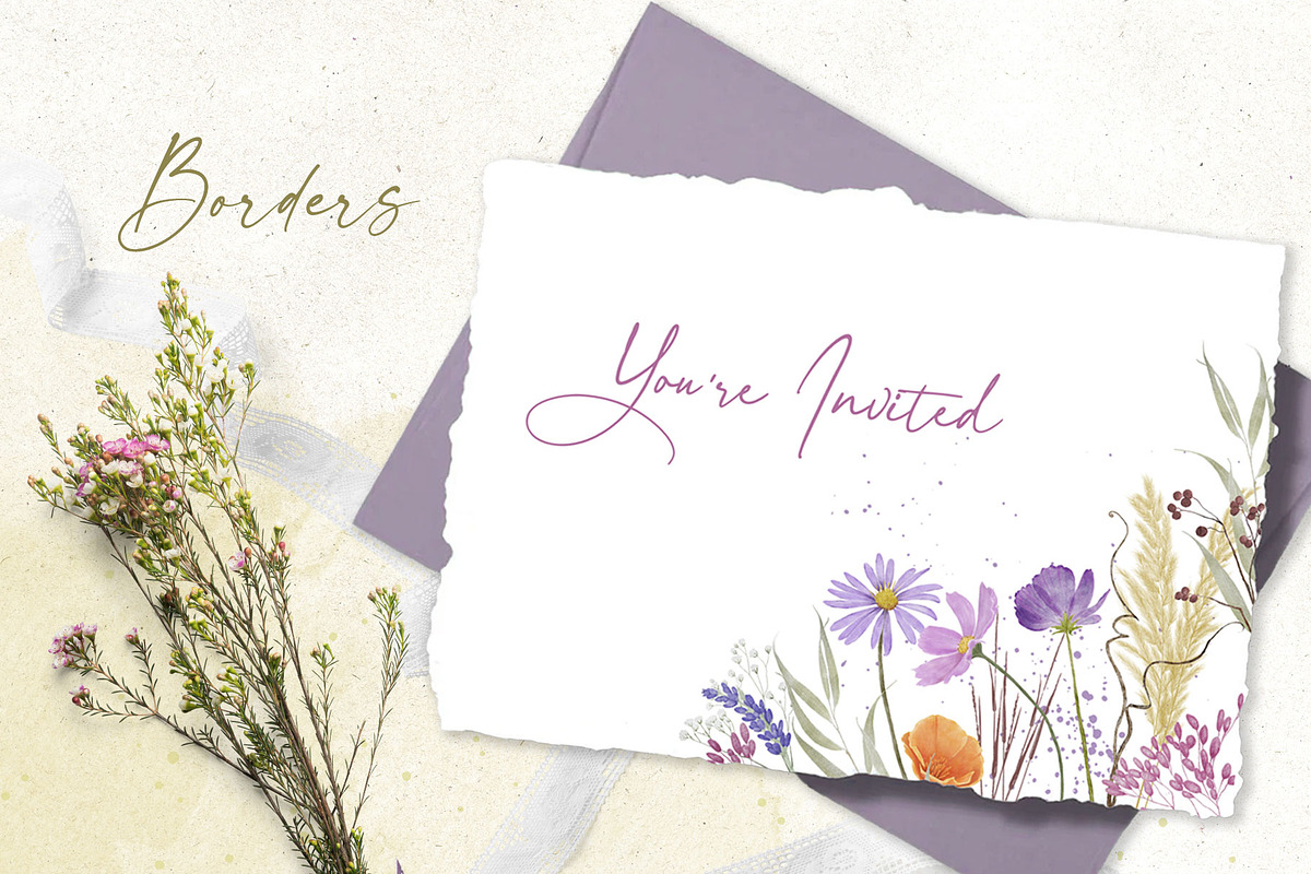 Weeds & Wildflowers Design Set, an Illustration by Maggie Stilwell Design (Photo 3 of 16)
