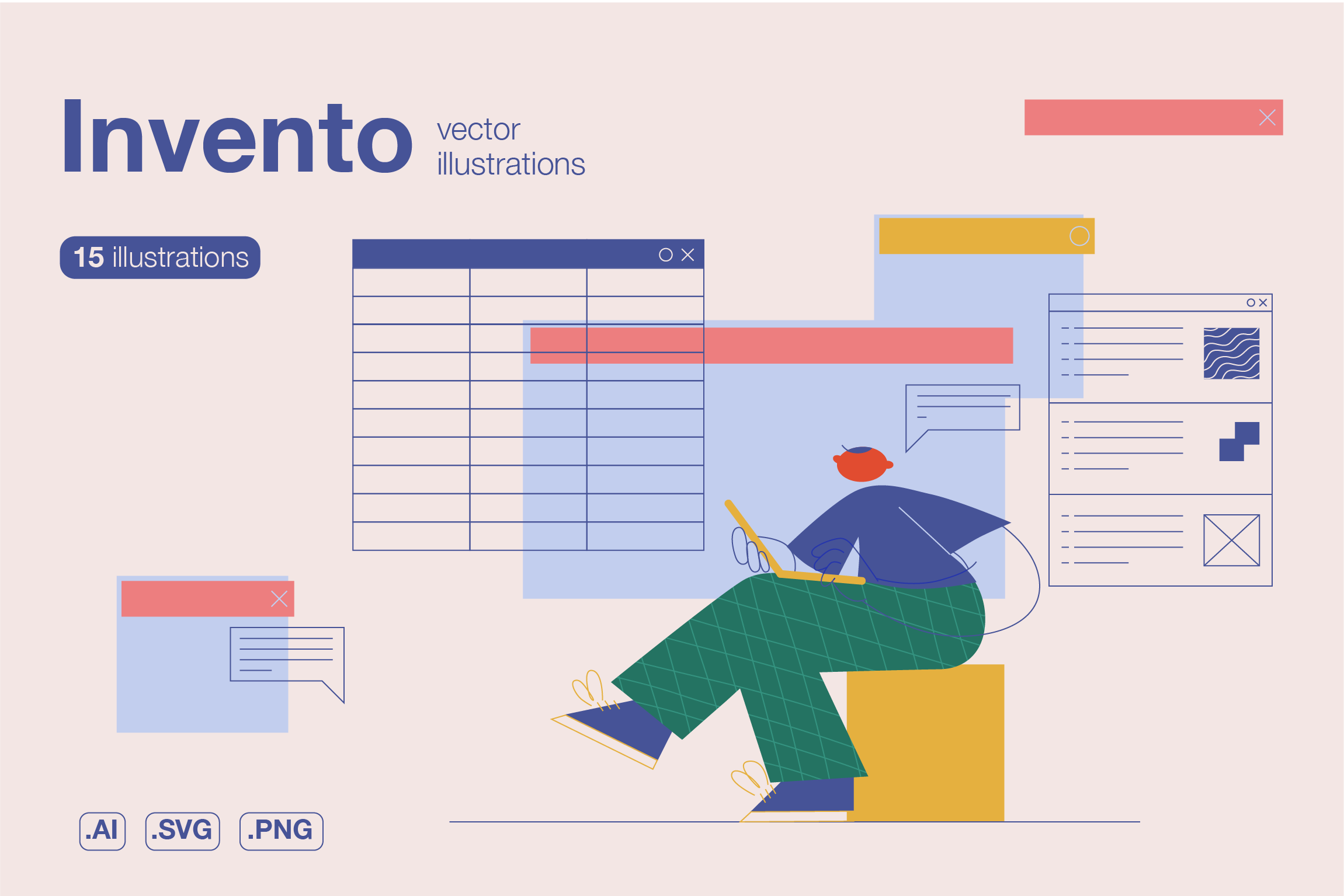 INVENTO vector illustrations Vol.1