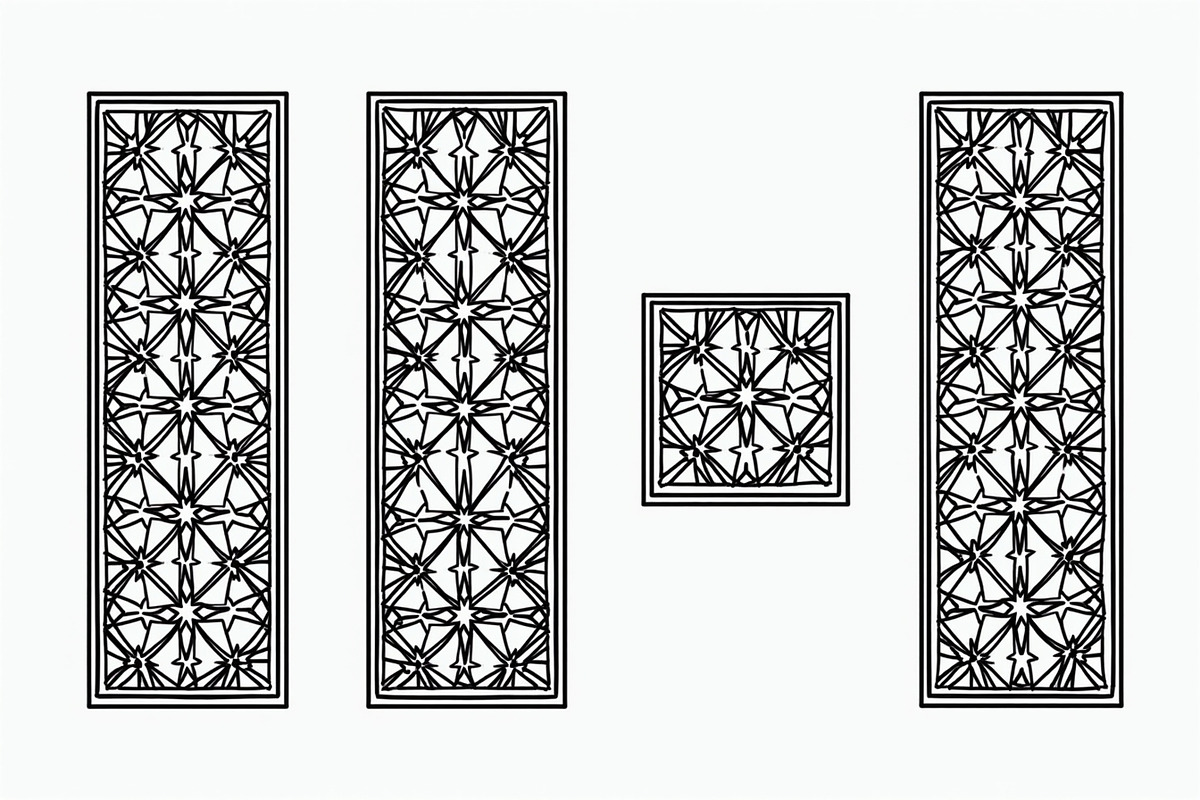 Abstract Vector Panels for Laser Cut, an Illustration by hafijul (Photo 2 of 9)
