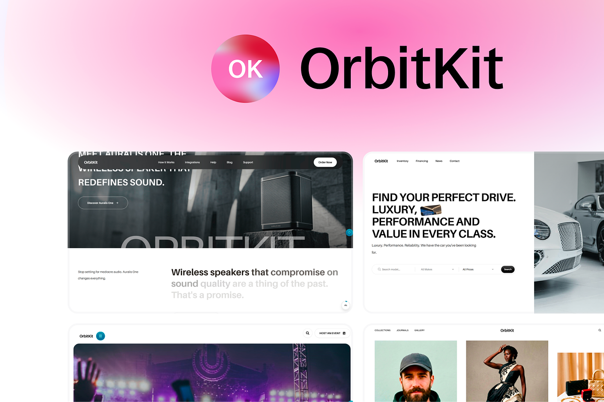 OrbitKit–Tanstack Multi-Template Kit, a Landing Page Template by Obare27 (Photo 4 of 4)