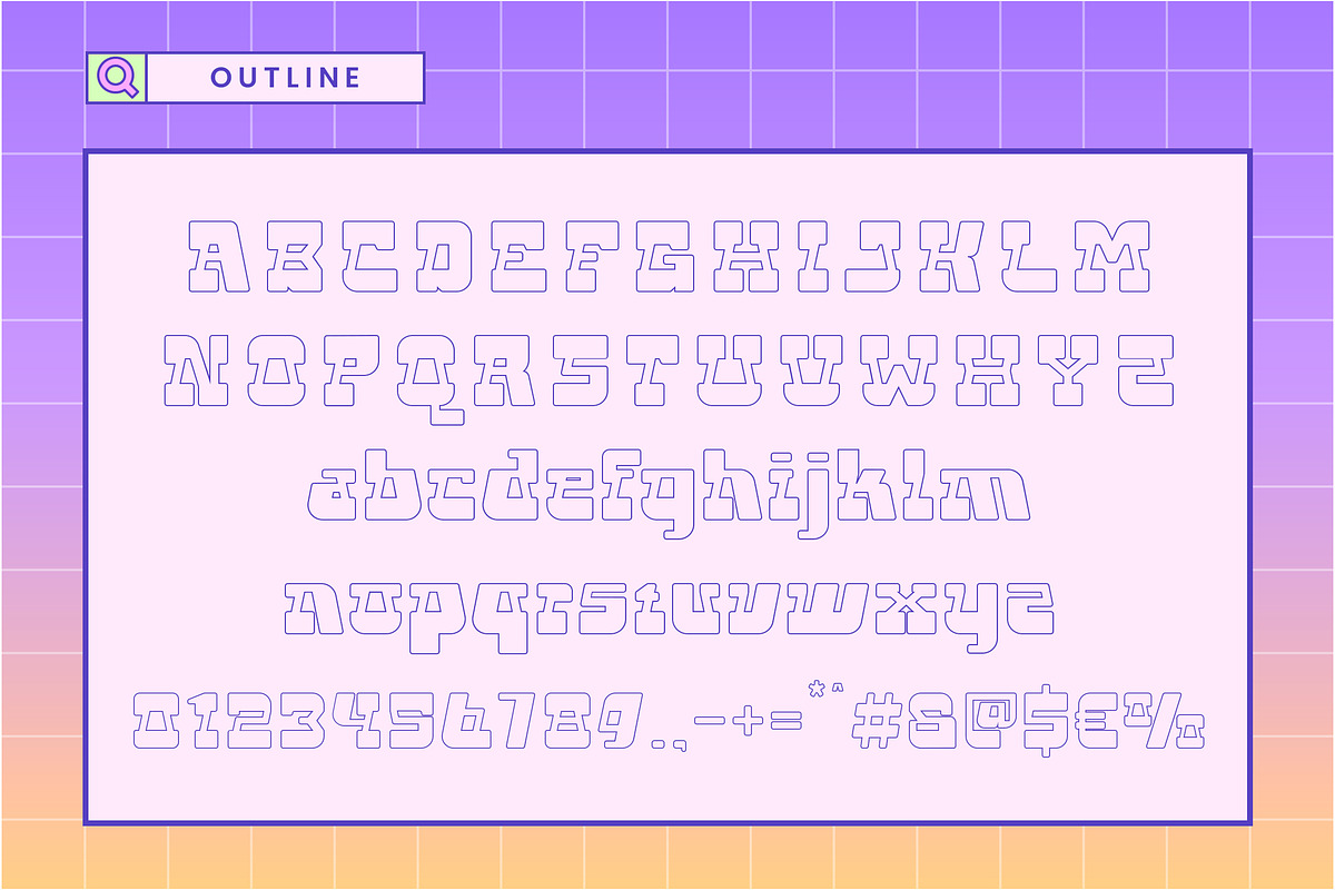 Keyute - Y2k Display Typeface, a Symbol Font by Dryy.type (Photo 5 of 8)