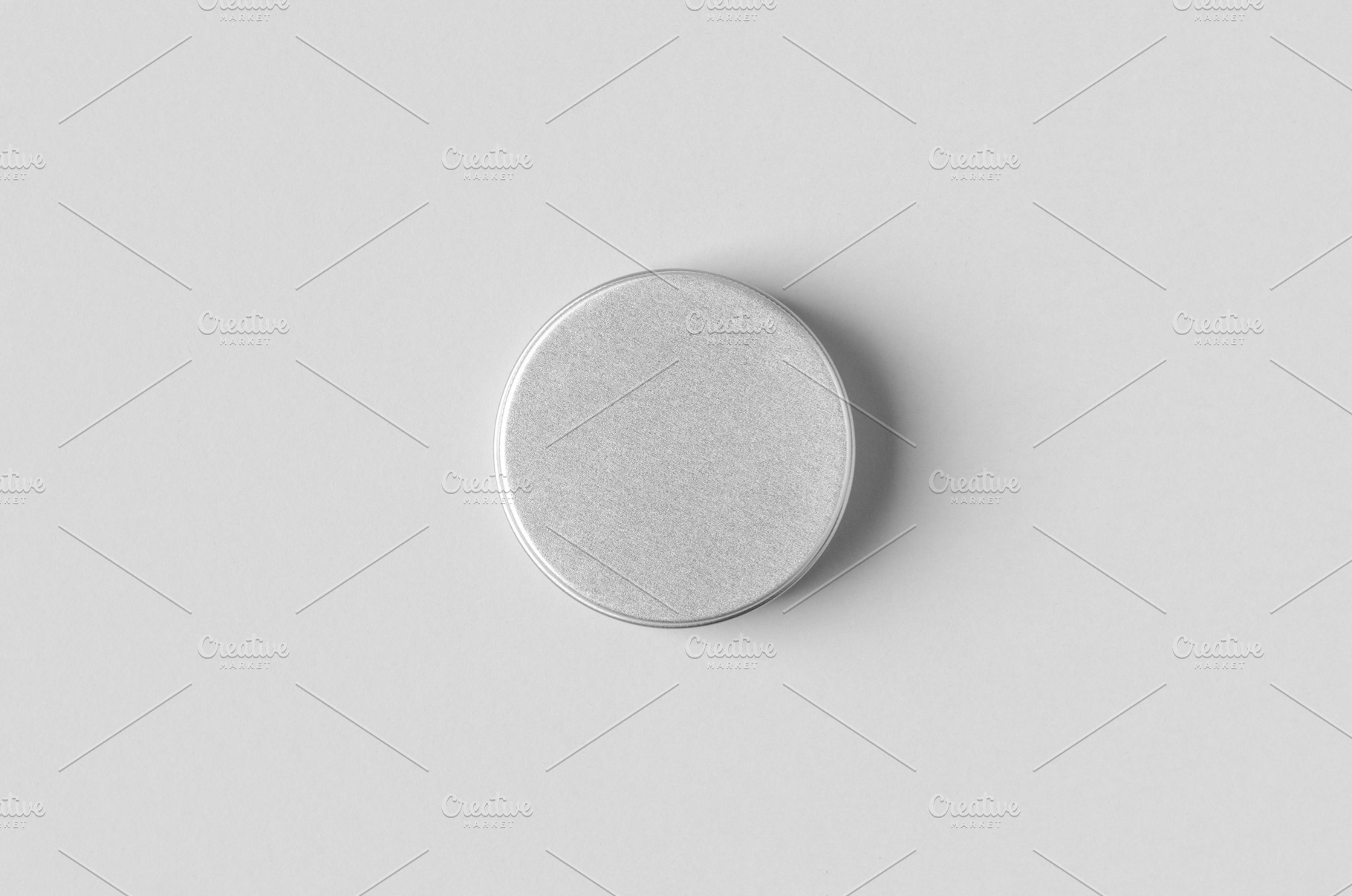 Metal cosmetic jar mockup JPEG, a Beauty & Fashion Photo by Shablon
