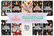 Christmas Card Design Bundle 14, a Card Template by Jay Major Designs (Thumbnail 1 of 10)