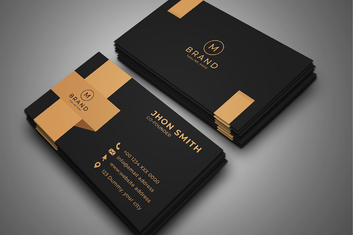 Modern And Clean Business Card, a Business Card Template by M9 Design (Photo 2 of 5)