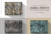 Zebra Patterns | 14 Prints Design, a Pattern Graphic by Luiz da Rolt Grathwohl (Thumbnail 2 of 10)