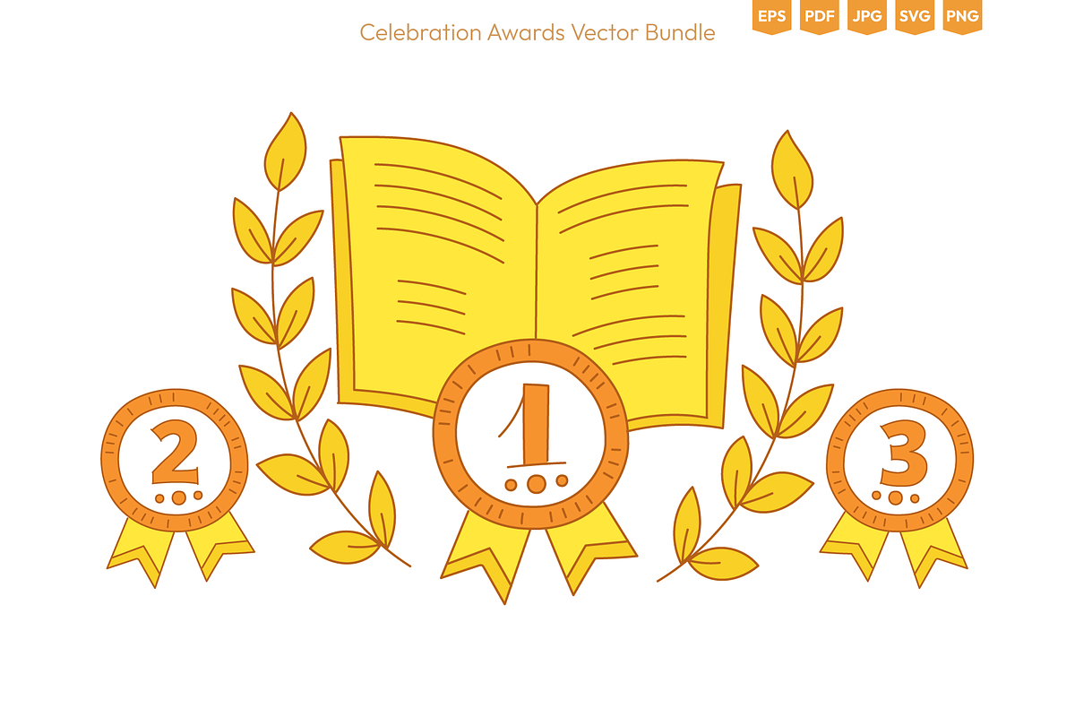 Trophy & Awards Vector Set, an Object Illustration by Ilia Design (Photo 6 of 8)