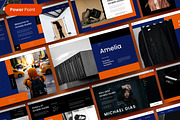 Amelia – Business PowerPoint, a Presentation Template by Dens Creative Studio (Thumbnail 1 of 6)