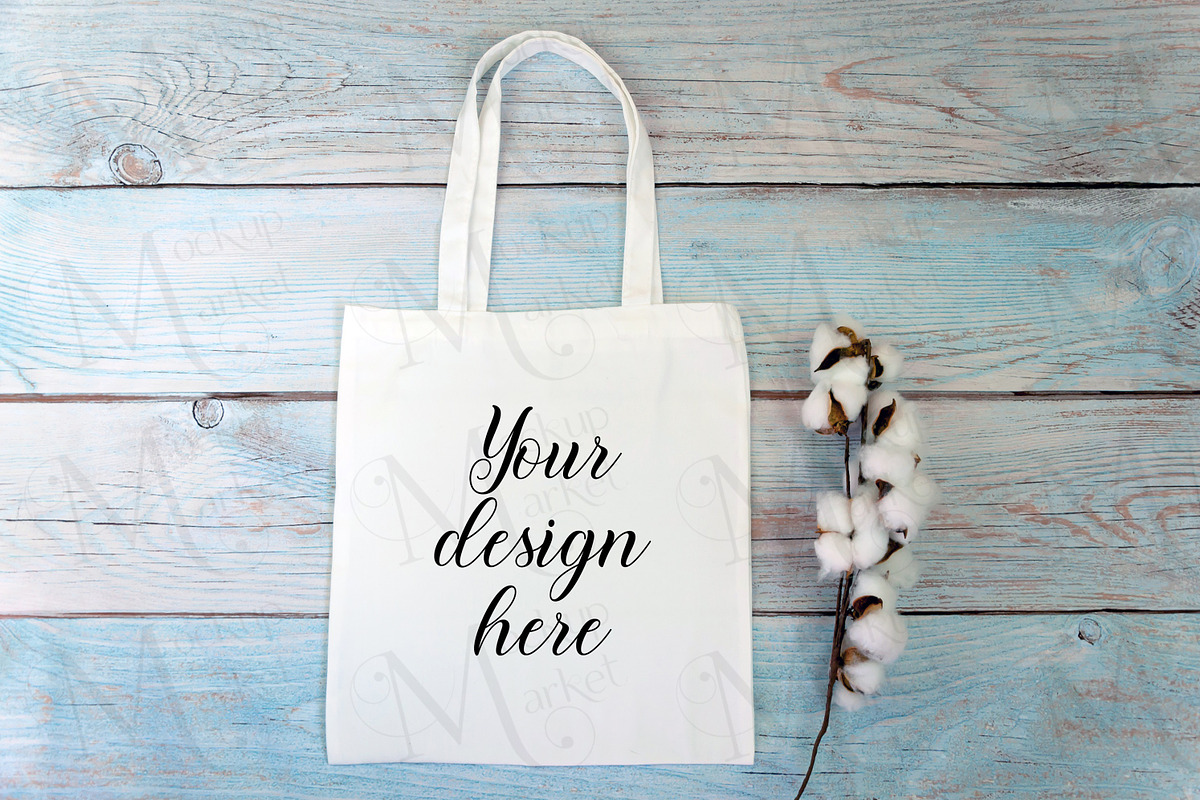 Tote bag Mockup Bundle with cotton., a Print Template by MockupMarket (Photo 2 of 7)