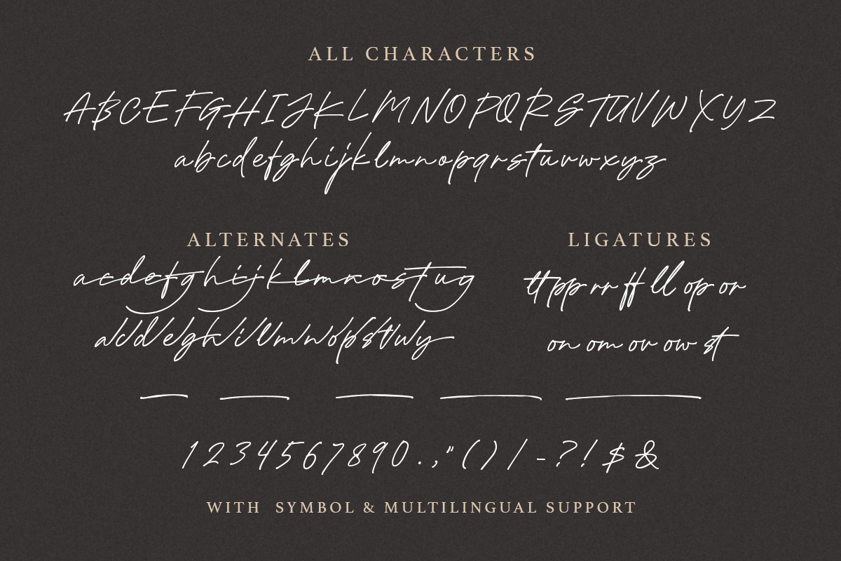 Holybuck - Signature Font Family, a Script Font by Sarid Ezra (Photo 9 of 9)