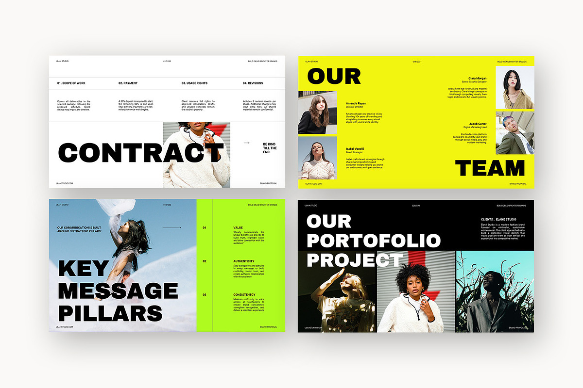 Ulah : Lifestyle Brand Powerpoint, a Presentation Template by Punkl Camp (Photo 14 of 15)