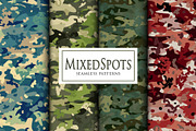 Mixed camouflage uniform patterns, a Pattern Graphic by ArchonDigitalShop (Thumbnail 4 of 10)