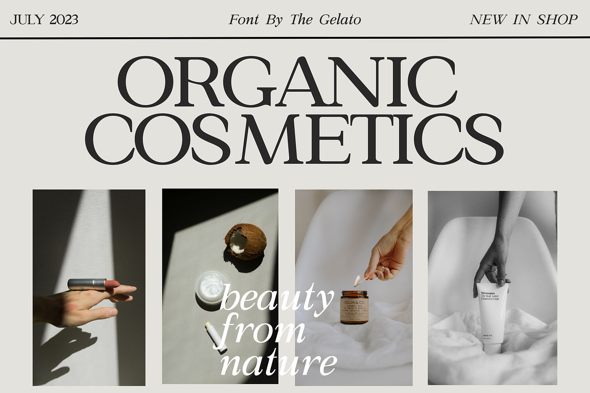 Timeless Horizon: Modern Serif, a Serif Font by The Gelato Type (Photo 2 of 15)