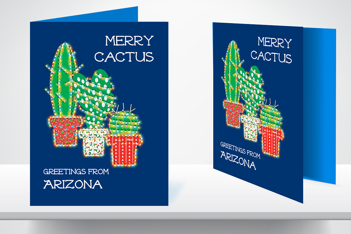 Christmas Cactus AI EPS PNG, an Illustration by FrankiesDaughtersDesign (Photo 10 of 11)