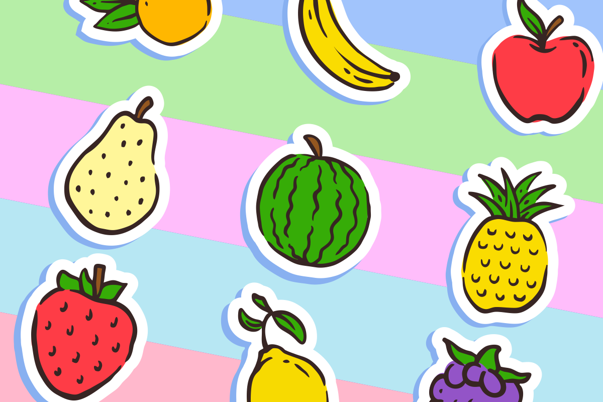 Fruit Vector Sticker Pack, an Object Graphic by Mangustudio (Photo 2 of 3)