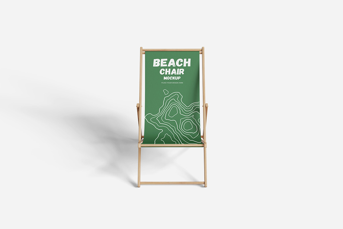 Beach Chair Mockup, a Product Mockup by Indah (Photo 2 of 6)