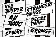 Blaster - Display Horor font, a Blackletter Font by NuType (Thumbnail 10 of 10)