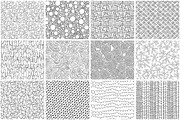 Seamless hand drawn patterns, a Pattern Graphic by Magnia (Thumbnail 4 of 4)