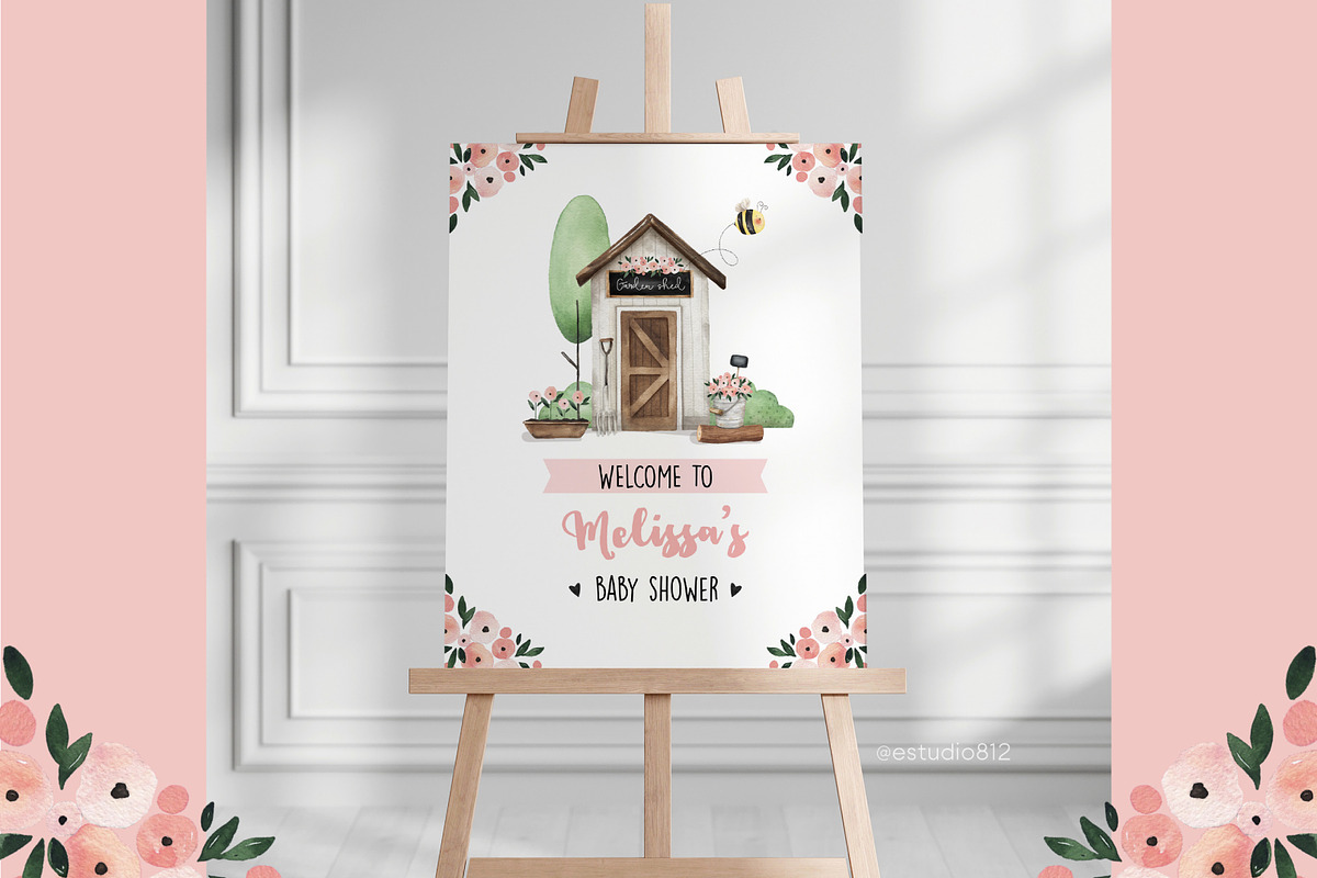 Cute garden watercolor clipart set, an Animal Illustration by Estudio 812 (Photo 6 of 8)