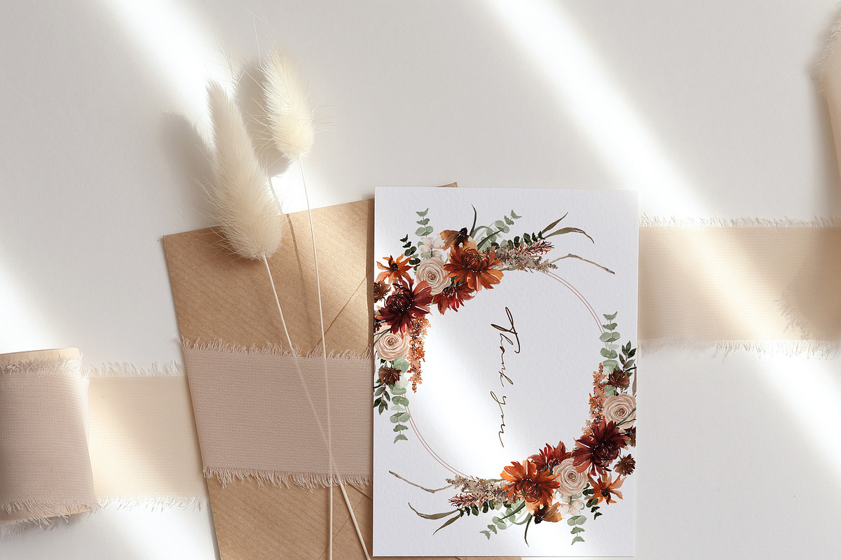 Watercolor Flower -Terracotta Floral, an Illustration by Beigetime (Photo 13 of 13)