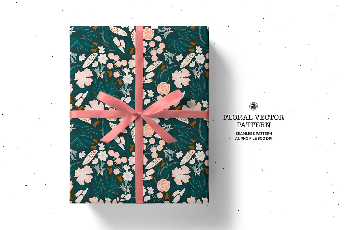 Hand Drawn Vector Floral Pattern, a Pattern Graphic by Webvilla Studio (Photo 4 of 6)