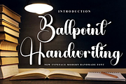 Balpoint Handwriting, a Handwritten Font by InermediaSTUDIO (Thumbnail 1 of 8)