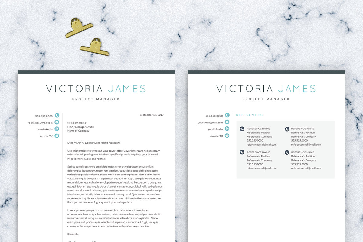 Modern Resume Template for Word, a Resume Template by SharpResumeFoundry (Photo 5 of 7)