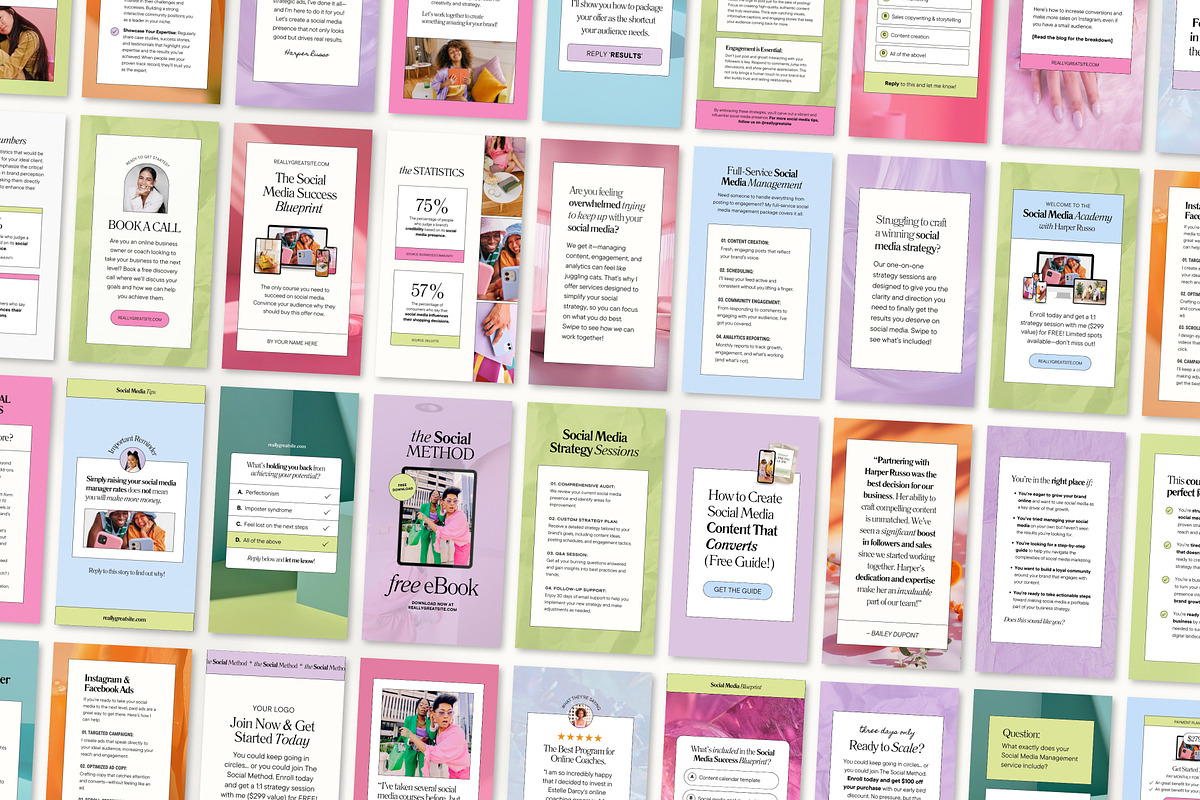 Instagram Story Templates Canva, a Social Media Template by Fallon Gerst (Photo 4 of 27)