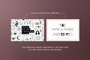 Line floral logo kit. Organic labels, a Branding & Logo Template by Kate Macate (Thumbnail 13 of 13)
