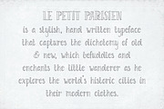 Le Petit Parisien Light, a Serif Font by The Pen and Brush (Thumbnail 3 of 5)